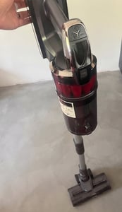 Akku Staubsauger Kabellos 85kPa/65Min, Akkustaubsauger beutellos mit AUTO-Modus, HEPA-Filter, LED-Bodenbürste für Tierhaare, Teppich & Hartboden Kunden-Foto 1