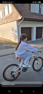 Bergsteiger Montreal 20 Zoll Kinderfahrrad, geeignet für 6, 7, 8, 9 Jahre, Shimano 6 Gang-Schaltung, Mountainbike mit Vollfederung, Jungen-Fahrrad, Mädchen-Fahrrad Kunden-Foto 3