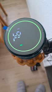 85000Pa Akku Hand Stielstaubsauger 750W/80mins Akku Staubsauger,Ultraleiser Staubsauger Kabellos SmartDisplay Leichter Antiverwicklung,handstaubsauge Kunden-Foto 1