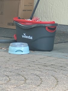 Zestaw mopów Vileda Turbo Easy Wring & Clean z wirówką elektryczną i pedałem nożnym, kolor szary Zdjęcie produktu od klienta nr 2