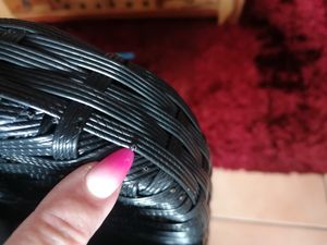 vidaXL Garten-Liegestuhl mit Auflage Poly Rattan Schwarz Kunden-Foto 1