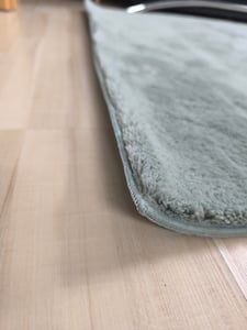 Teppich Kurzflor Weich Wohnzimmerteppich Anti-Rutsch, 160x220 cm Kunden-Foto 1
