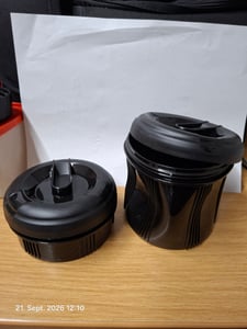 EMSA MOBILITY Isolier-Speisegefäß, 1,2 l, Anthrazit, Schwarz, Edelstahl, 6 h, 12 h Kunden-Foto 1