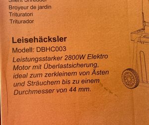GARDEBRUK Broyeur de végétaux électrique 3.100 W Photo du client 2