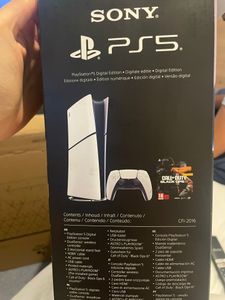 Sony Interactive Entertainment PlayStation 5 Slim Digital, PlayStation 5, Schwarz, Weiß, 16384 MB, GDDR6, 448 GB/s, AMD Kunden-Foto 2
