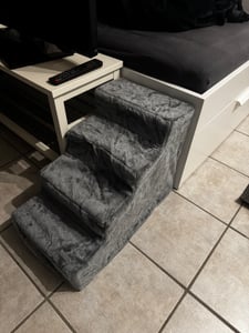 PawHut Honden trap, 4 treden, afneembare bekleding, 44 cm, donkergrijs Klantenfoto 1