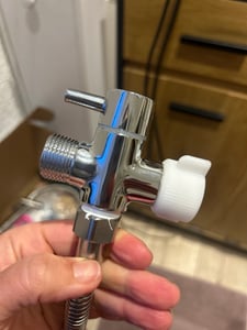Ruční sprcha do vany bidet pro bidetovou armaturu WC s ventilem G1/2", WC adaptér mycí nerezová sprchová hlavice plenková sprcha zvířecí vana Fotografie od zákazníka č. 2