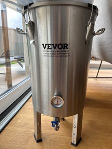 Czajnik ze stali nierdzewnej SucceBuy 304, fermentor do warzenia piwa o pojemności 8 galonów, domowy zestaw do warzenia piwa z podstawą, pokrywą, uchwytem, zaworem, kranem, termometrem do warzenia piwa Zdjęcie produktu od klienta nr 2