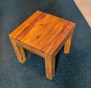 FineBuy Konferenčný stolík Masívne drevo 45x40x45 cm Bočný stolík vo vidieckom štýle | Stolík do obývacej izby Elegantný Malý | Koncová tabuľka návrhá Fotografia od zákazníka č. 1