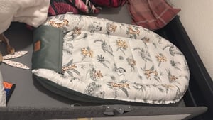 Savanna Fun & Olive Velvet Baby nest Kokon XXL Kunden-Foto 2