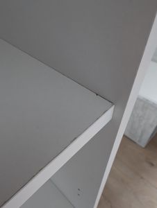 Akord Scaffale In Rovere Sonoma Bianco 80X35X180 Cm Foto del cliente 3