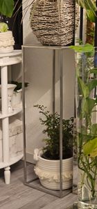 DIXIE STORE Blumenständer - Pflanzenständer aus Metall - 40cm Höhe Schwarz Kunden-Foto 1