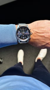 Boss Herrenuhr SKYTRAVELLER 1514149 Quarz Edelstahl schwarz 50m wasserdicht Kunden-Foto 1