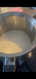 1,5L Milchtopf Simmertopf Edelstahl Kochtopf Wasserbad Simmerntopf Wasserbad mit Flötenkessel Funktion Milchkochtopf Edelstahltopf Kunden-Foto 2