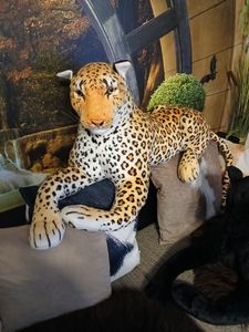 XXL Tiger Plüschtier Weiss 1,10 m Kuscheltier Kunden-Foto 2