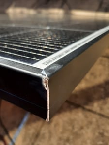 Support pour panneau solaire - Panneau photovoltaïque jusqu'à 114 cm - Inclinaison de 0° à 90° Photo du client 2