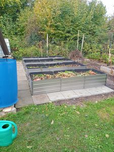 vidaXL Hochbeet Rostig 100x40x45 cm Cortenstahl Kunden-Foto 3