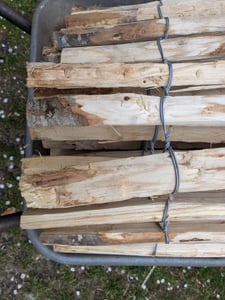 Englischer Staketenzaun Kastanie - Länge 5 Meter, Höhe 50 cm, Lattenabstand 6-8 cm Kunden-Foto 3
