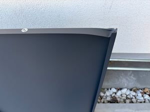 Albatros Mülltonnenbox 2er Tonne | bis 240 Liter | Anthrazitgrau RAL 7016 | verzinkter Stahl | Premium Dämpfer| Aufkleber-Set | wetterfest| verstellbare Füße| Türgriff mit Schloss | Gartenbox | entwickelt in Deutschland Kunden-Foto 8