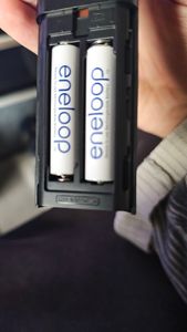Sanyo BK-4MCDE/2BE, Dobíjecí baterie, AAA, 1,2 V, 2 kusů, 800 mAh, Bílá Fotografie od zákazníka č. 1