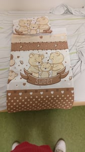 4tlg Kinderwagenset Baby Bettwäsche für Kinderwagen Bezüge Decke Kissen 6. Minnie Kunden-Foto 1