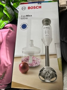 Bosch ErgoMixx MSM66120, Blender immersyjny, 1,4 m, 600 W, Szary, Biały Zdjęcie produktu od klienta nr 1