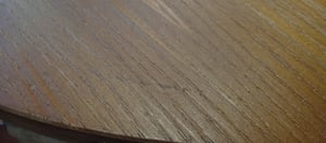 Tribesigns Runder Couchtisch Massivholz, 80 cm, zwei Ablageflächen, das Wohnzimmer, im Landhausstil, braunes Massivholz mit natürlicher Maserung Kunden-Foto 2