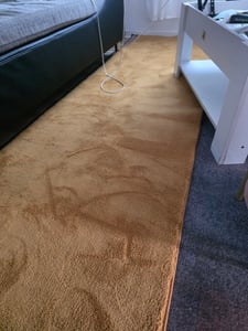 Wasbaar vloerkleed voor de woonkamer, korte pool, effen kleur, moderne stijl, zacht Klantenfoto 1