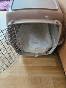 Transportbox IATA für Tiere Flugzeugbox Katzentransportbox Hundebox große Hunde Auto Hundetransportbox Tiertransportbox Hund Transportbox Katze Flugbox Gr. L Kunden-Foto 1