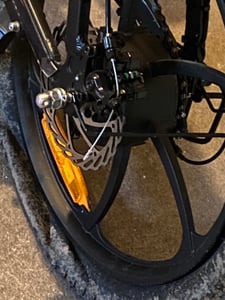 E-bike klapprad Rostfreie Aluminiumlegierung 36 V 18 Ah 648 Wh bis zu 100 -130 km Wasserdicht IPX5 20 zoll 7 Gang, Schwarz Kunden-Foto 2