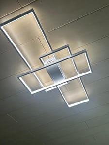 76W LED Deckenleuchte 84CM Lichtspeicherfunktion Dimmbar mit Fernbedienung & APP 3000K-6500K 3 Ring Wohnzimmerlampe Deckenleuchten für Schlafzimmer Kunden-Foto 3