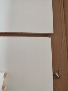 Hängeschrank - Weiß matt - Eiche Sonoma Nachbildung - B 100 cm - 2 Türen - 1 Einlegeboden Kunden-Foto 4