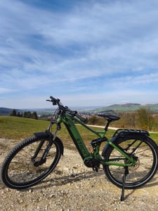 Prophete Stack 5.0 SUV E-Bike Fully 29 Zoll - 720 Wh - Integrierter Akku - Mittelmotor AEG - 10-Gang Kettenschaltung - HDY. Scheibenbremse Kunden-Foto 2