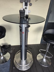 SUNTEC Heat Patio 1600, Freistehender Terrassenheizer, Edelstahl, Elektro, 1600 W, 600 W, IP55 Kunden-Foto 1