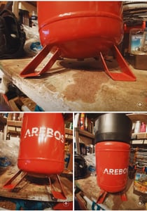 AREBOS 30L vzduchový kompresor 1500W, kompresory, 10 bar, automatické vypínanie, extra dlhá vzduchová hadica, stojatý, bez oleja Fotografia od zákazníka č. 1