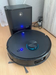 Robot aspirapolvere a secco TU20UL 8000 Pa di potenza di aspirazione, robot aspirapolvere con stazione di aspirazione 4L, 200min, rilevamento laser degli ostacoli supportato da AI Foto del cliente 5