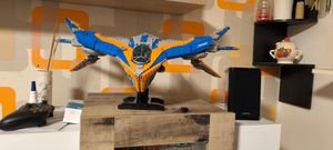 LEGO Marvel Guardians of the Galaxy: Die Milano, baubares Raumschiff-Modell mit 4 Superhelden-Minifiguren, Avengers Flieger für Weltraumabenteuer, Geschenk für Jungen und Mädchen 76286 Kunden-Foto 1