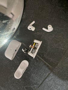 Bluetooth In-Ear Kopfhörer mit Mikrofon - kompatibel mit iPhone, Samsung, Google – Ohne Gummiaufsatz Kunden-Foto 18