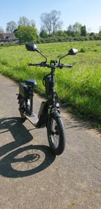 E-Roller mit Straßenzulassung - XI-1500-EEC 45km/h - MaxRange 25Ah, Elektro Roller mit Zulassung, Elektroroller, Roller - schwarz Kunden-Foto 2