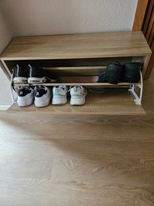 Schuhkipper WL5.270 Modern 80 x 47 x 24 cm Holz Schuhregal Kunden-Foto 2