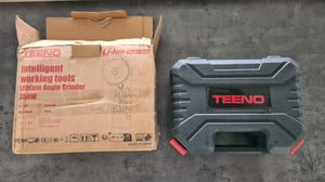 Szlifierka kątowa TEENO 19 500 obr./min – bezprzewodowa szlifierka, 76 mm, kompletny zestaw z 2 akumulatorami 2000 mAh i 6 tarczami – do szlifowania i polerowania Zdjęcie produktu od klienta nr 1