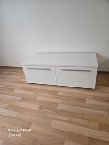 Modernes Wohnwand BARI Glanz (Schwarz) Kunden-Foto 2