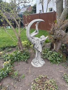 Der Kleine Prinz aus Steinguss perfekt für den Garten die Terrasse oder den Vorgarten ist Frostfest Witterungsbeständig und Neu 52cm H, V-116025 Kunden-Foto 1