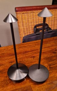 2er-Set schnurlose dimmbare LED-Tischlampen, wiederaufladbare Tischlampen für Restaurants, Bars, Schlafzimmer, weiß Kunden-Foto 18