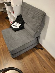 Faltbares Schlafsofa umwandelbarer 3-in-1 Sofa Bett Schlafsessel mit Kissen Sofa Stuhl Komfortable Schlafcouch Bodensofa-Lounge Weiß 80CM Von HOMMPA Kunden-Foto 1