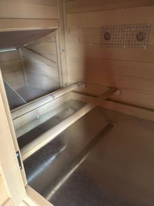 zooprinz Hühnerstall Hühnerhaus Komfort XXL | 205x118x75cm (BxHxT) | Wetterfest | Kiefernholz | Kotschublade Kunden-Foto 1
