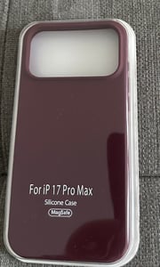 iPhone 18 Pro Max / 17 Pro Max Hülle - Coverup Liquid Colour Back Cover - MagSafe Compatible - Bordeaux Kunden-Foto 1