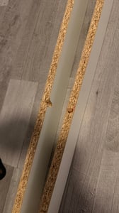 Schwebetürenschrank Kleiderschrank Schrank 203cm Weiß/Weiß mit Spiegeln und Zierleisten Pola 38 Kunden-Foto 3