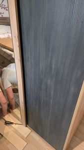 Drehtürenschrank  Kleiderschrank Bari 200cm, San Remo/San Remo mit Spiegeln Kunden-Foto 3
