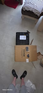 SucceBuy 406 mm Abluftventilator mit Jalousie, EC-Motor 1747 CFM, Wandmontage mit variabler Geschwindigkeit mit Temperatur- und Feuchtigkeitsregler, Belüftung für Gewächshäuser, Garagen, Schuppen Kunden-Foto 1